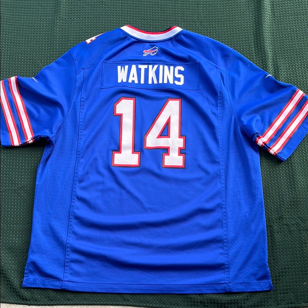 Buffalo Bills Watkins 14 jersey football XXL Nike Blue and Red Football Jersey - Picture 11 of 11